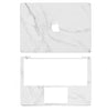 White Marble Grain Full Body Cover Laptop Decal Stickers