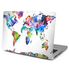 Laptop Sticker Front Lovely World Map Skin