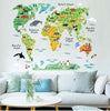 Colorful World Map Wall Sticker Decal Vinyl