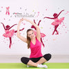 DIY Wall Decor Ballet Girls Art Wall Stickers