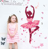 DIY Wall Decor Ballet Girls Art Wall Stickers