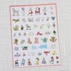 9 Pcs / Pack Cute Iconic Diary Deco Pack Kawaii Sticker Planner