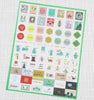 9 Pcs / Pack Cute Iconic Diary Deco Pack Kawaii Sticker Planner