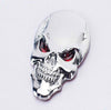 3D Skull Zinc Alloy Metal Car Motorcycle Sticker