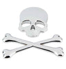 3D 3M Skull Metal Skeleton Crossbones Car Motorcycle Sticker