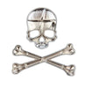 3D 3M Skull Metal Skeleton Crossbones Car Motorcycle Sticker