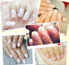 White Lace Nail Stickers,3D Mix Design Water Transfer Nail Sticker