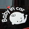 3D Cartoon Car Stickers Reflective Vinyl Styling Baby In Car