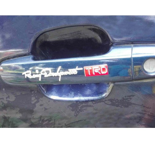 3D PVC Car Handle Bar Sticker